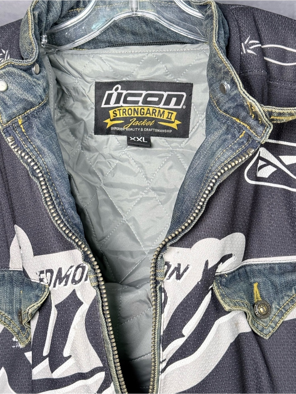 Icon Custom Men’s Heavy Duty Racing Jacket - Picture 5 of 5